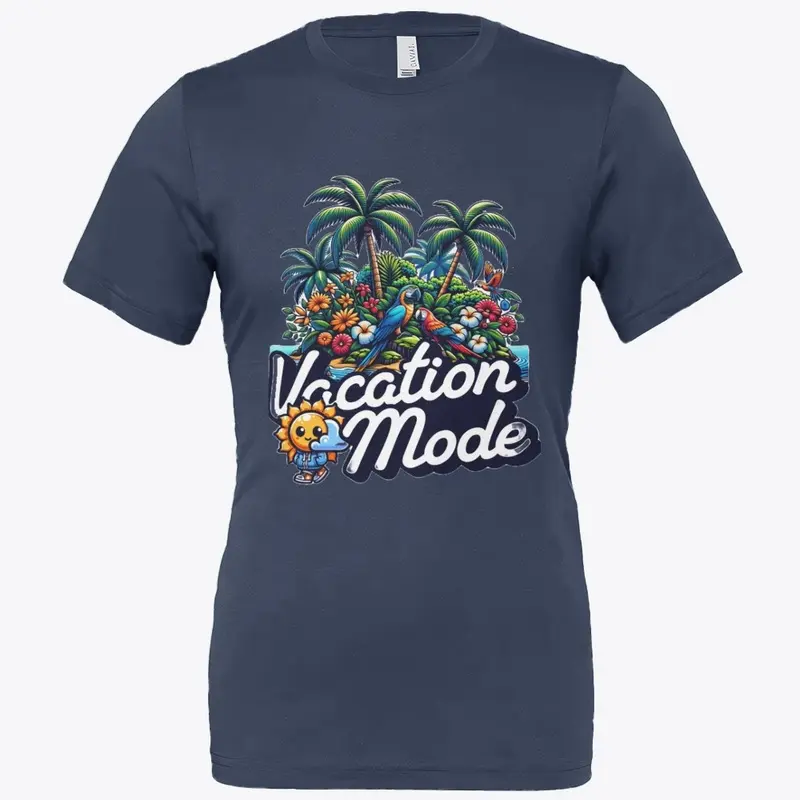 "Vacation Mode" T-Shirt Design