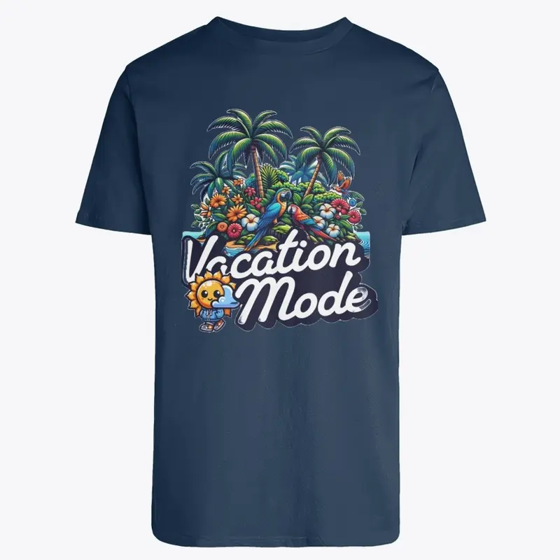 "Vacation Mode" T-Shirt Design