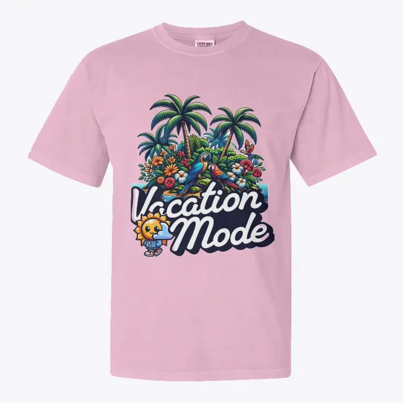 "Vacation Mode" T-Shirt Design