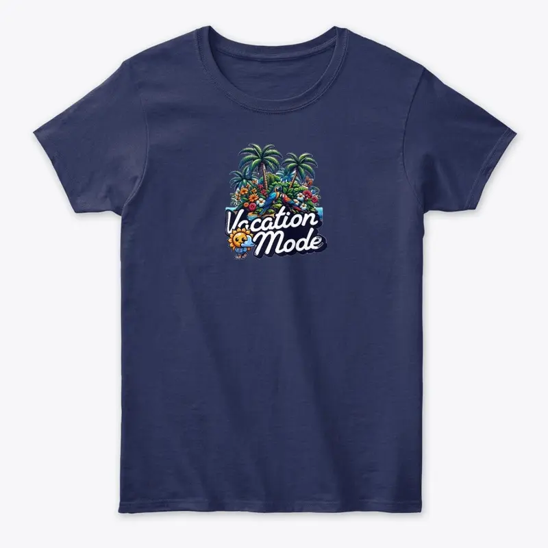 "Vacation Mode" T-Shirt Design