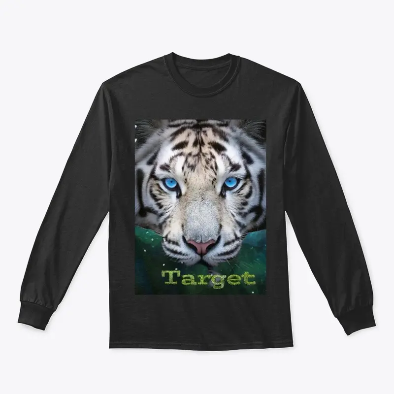 Snarling white Tiger Target