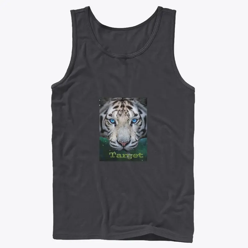 Snarling white Tiger Target