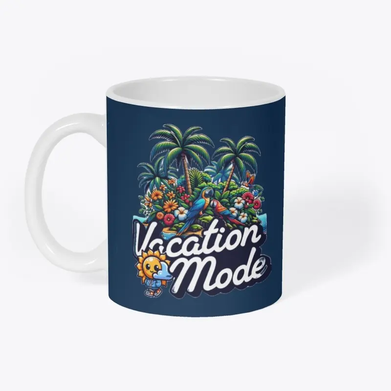 "Vacation Mode" T-Shirt Design