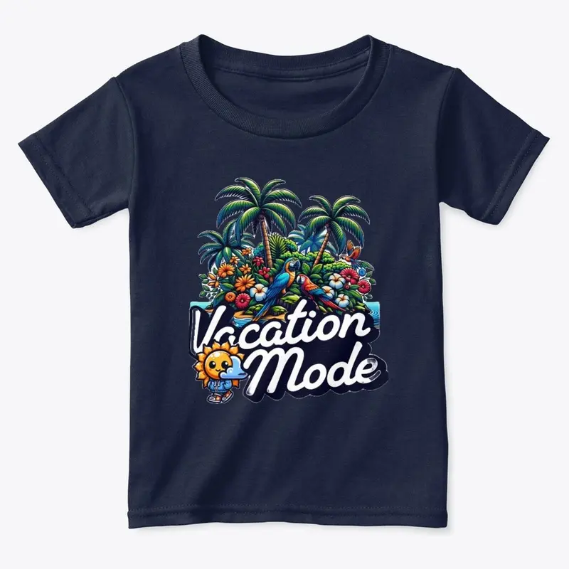 "Vacation Mode" T-Shirt Design